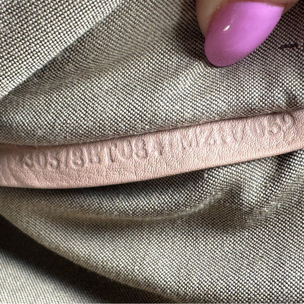 SOLD Fendi Zucca Pink & Khaki Crossbody Bag with Monogram Strap Luxury Bag - Picture 5 of 16